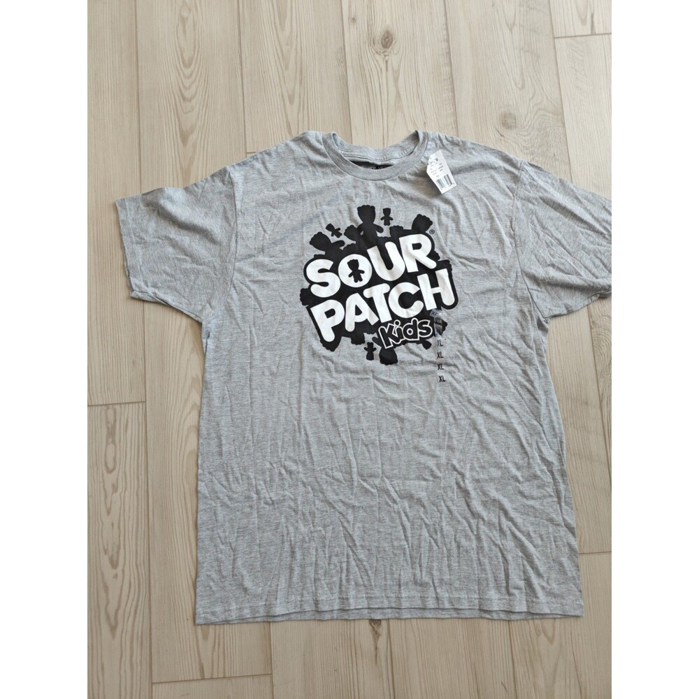Sour Patch Kids Shirt Mens Extra Large Gray Logo Candy 90s Nostalgia XL